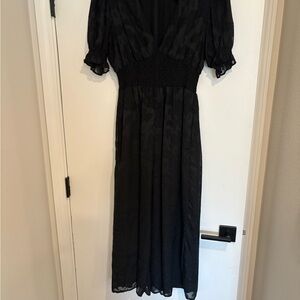 Hutch Black Cropped Jumpsuit